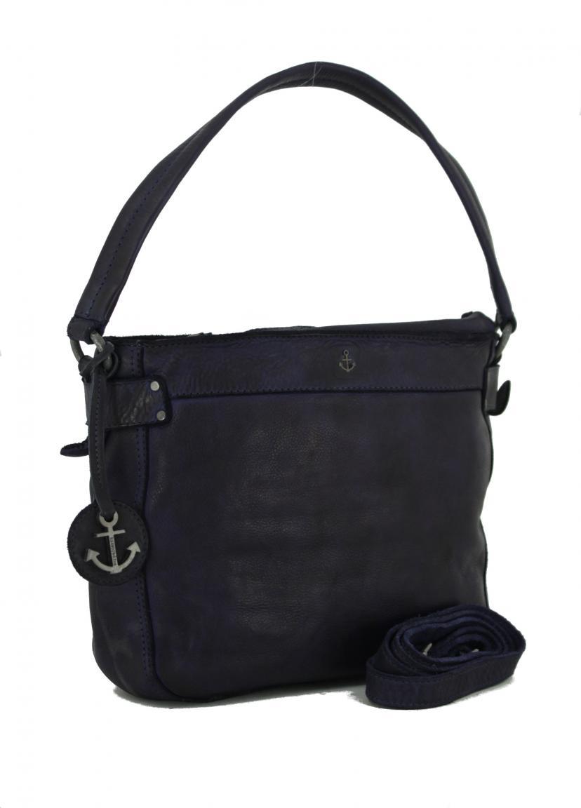 Harbour2nd Ledertasche Anchor Love Luisa Navy blau