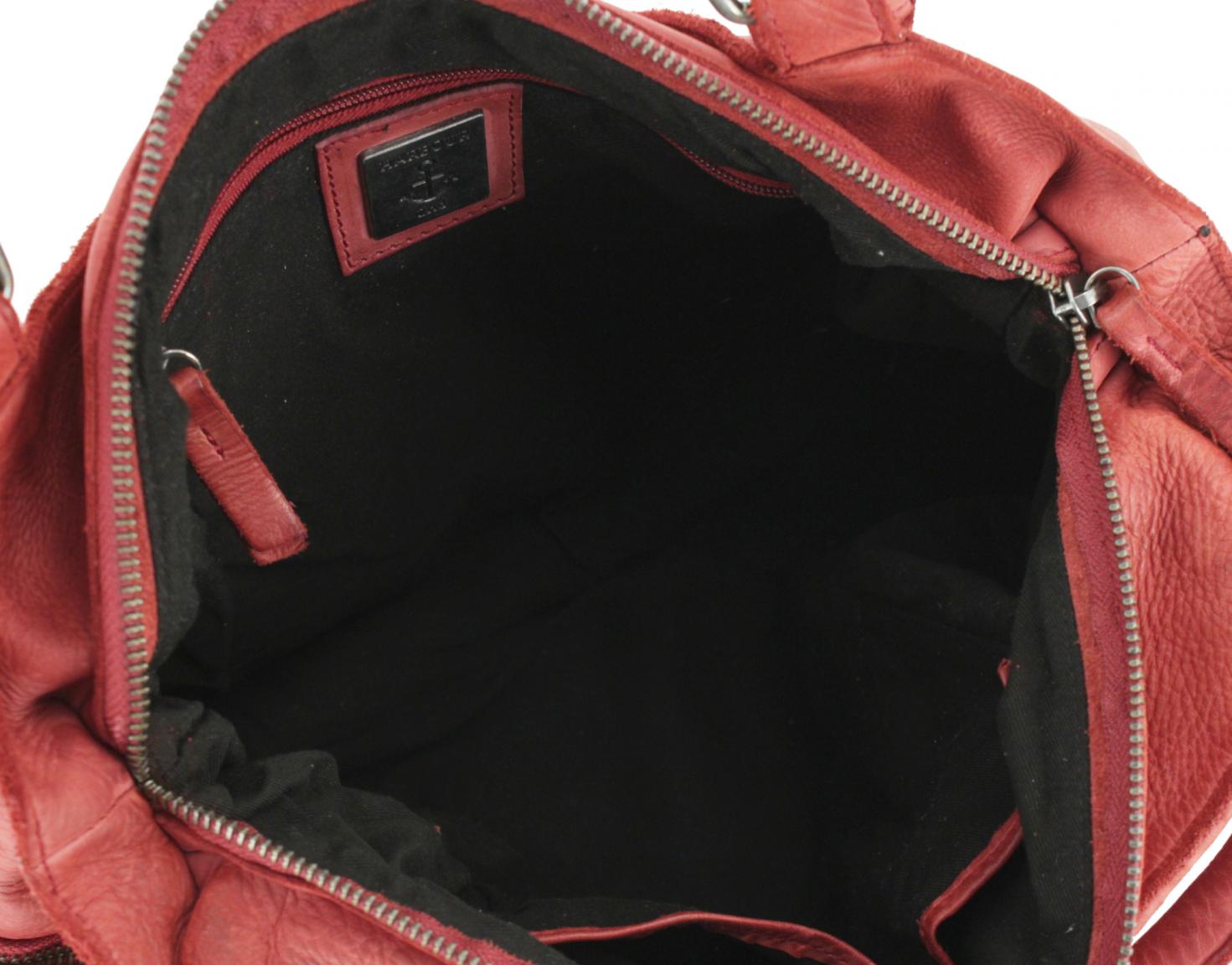 Harbour2nd Milva Red Henkeltasche rot Soft Weaving