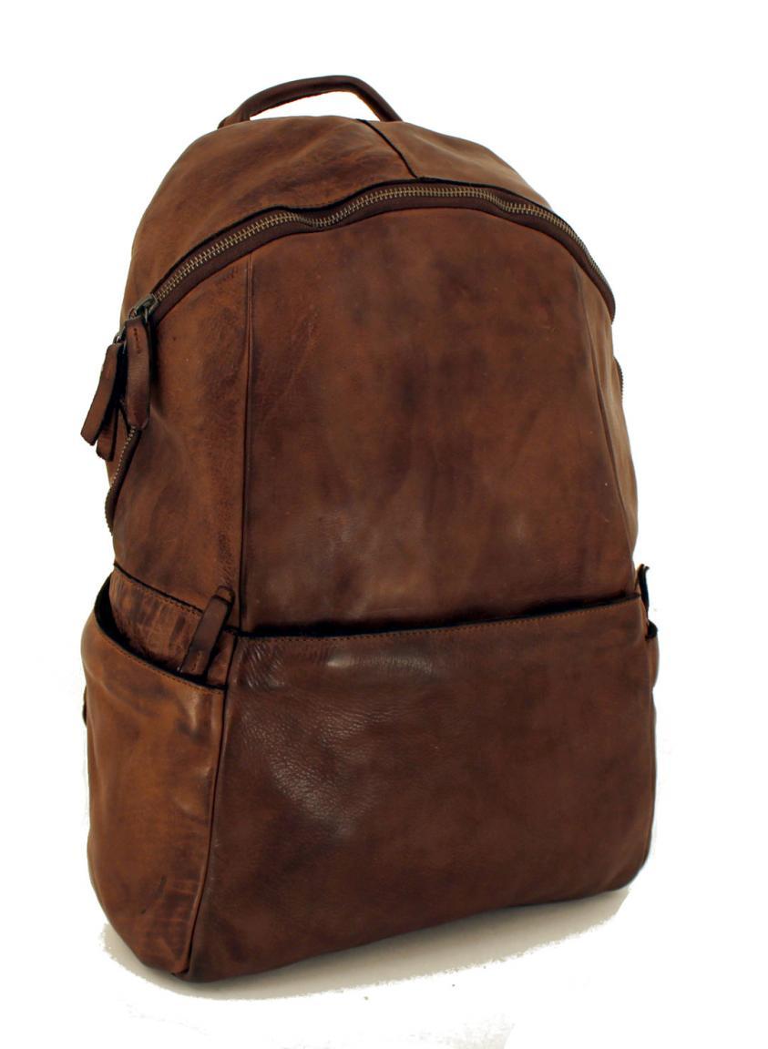 Harbour2nd Rucksack Anker cc-Twik Reißverschluss dunkelbraun