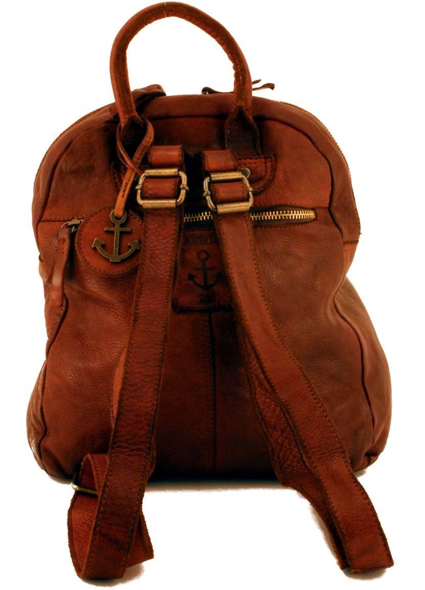 Harbour2nd Rucksack Gudrun Leder ASH Schwarz