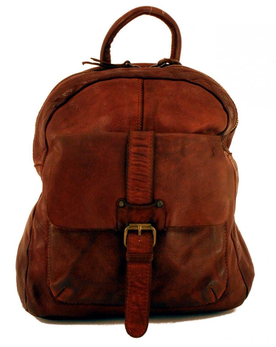 Harbour2nd Rucksack Gudrun Leder Vintage Dunkelbraun