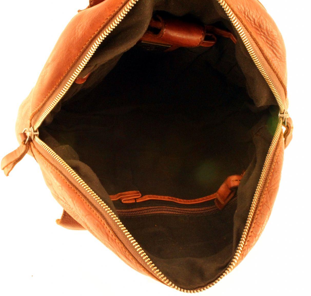 Harbour2nd Rucksack Gudrun Leder Vintage Dunkelbraun