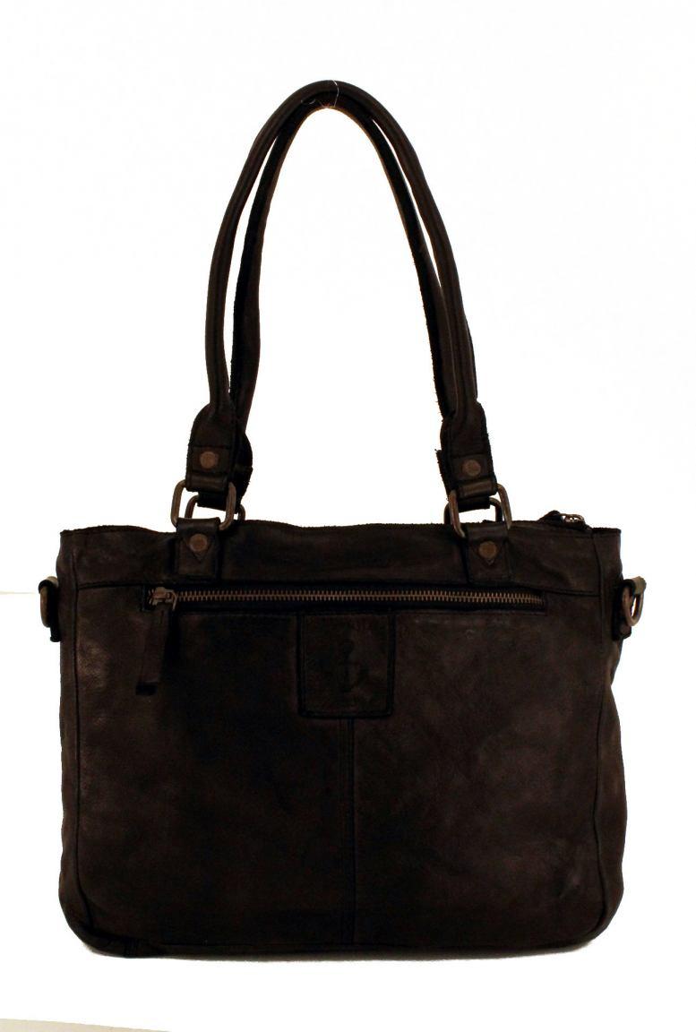 Harbour2nd Schultertasche gewobenes Leder Ysabel Brown