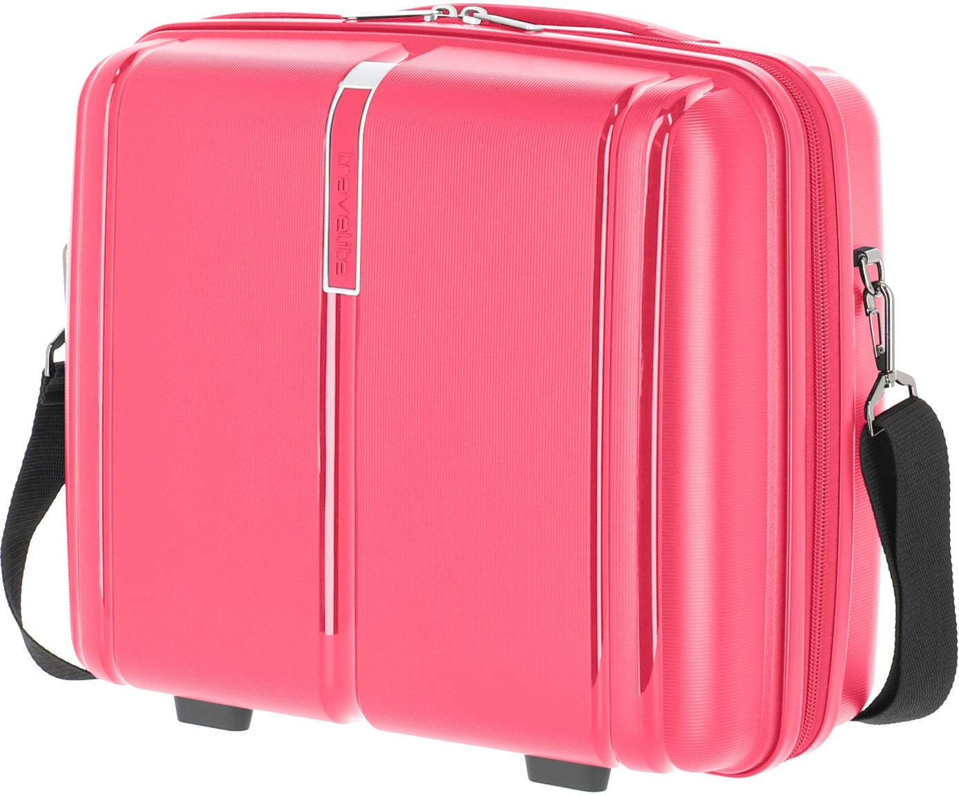 Hartschale Beautycase Travelite Vaka Cyclam pink