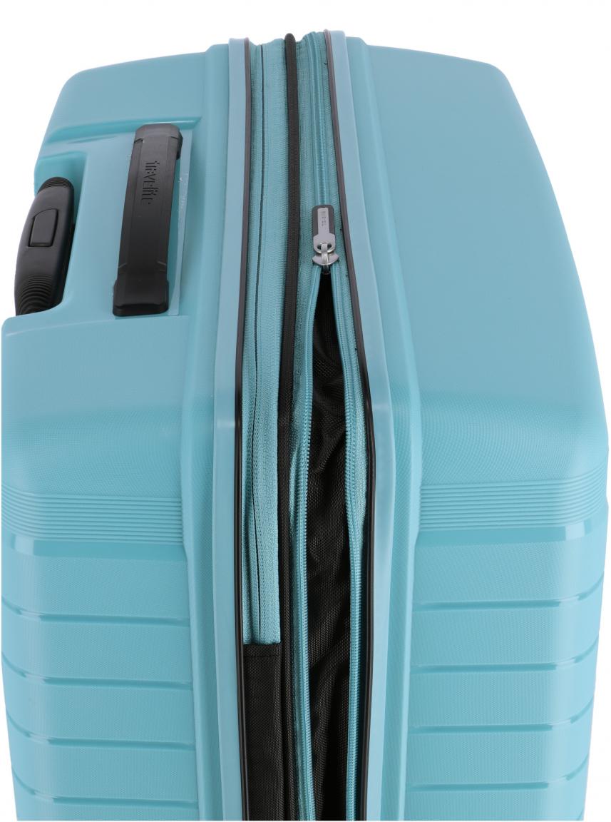 Hartschalenkoffer 67cm Travelite Nubis M Koralle Dehnfalte