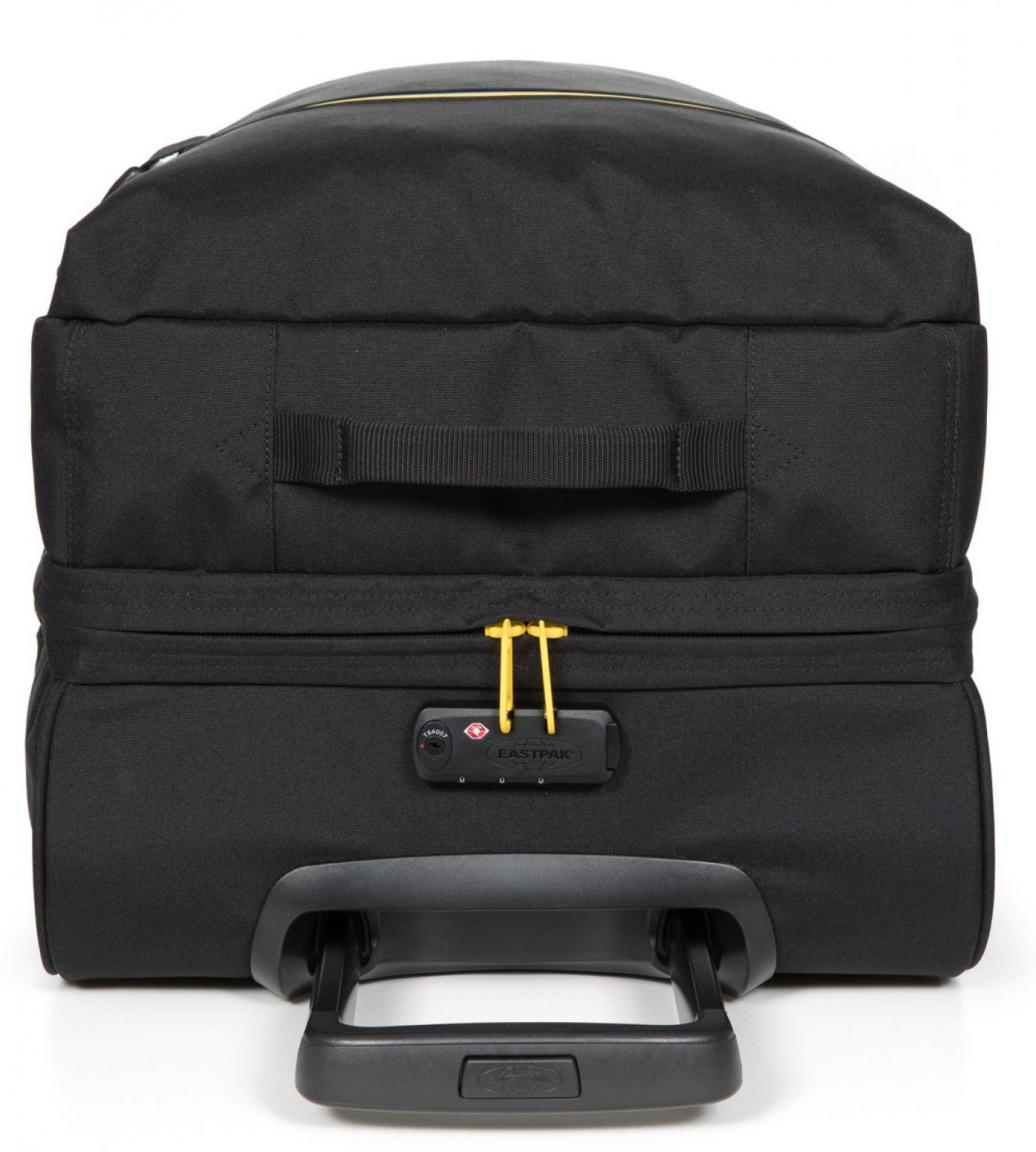 Havaianas Black Tranverz L Eastpak Taschentrolly schwarz mit einem bunten Streifen