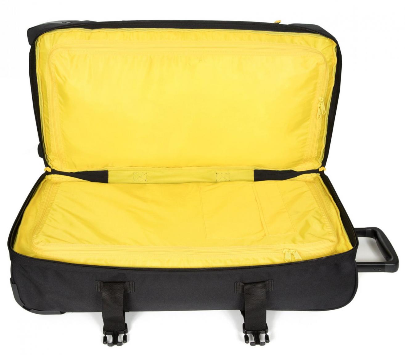 Havaianas Black Tranverz L Eastpak Taschentrolly schwarz mit einem bunten Streifen
