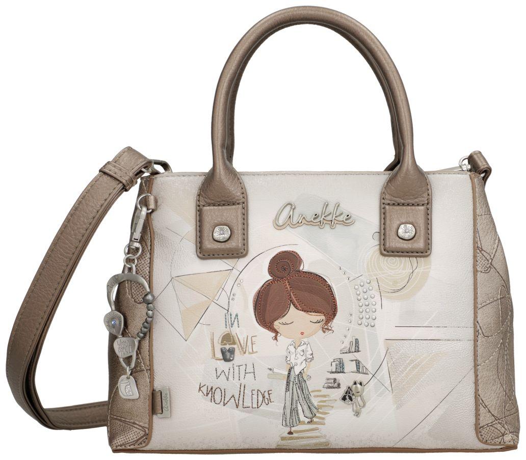 Henkeltasche Anekke beige Sophia bunt antik Griechenland metallic
