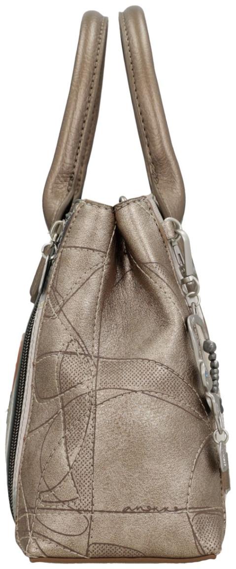 Henkeltasche Anekke beige Sophia bunt antik Griechenland metallic