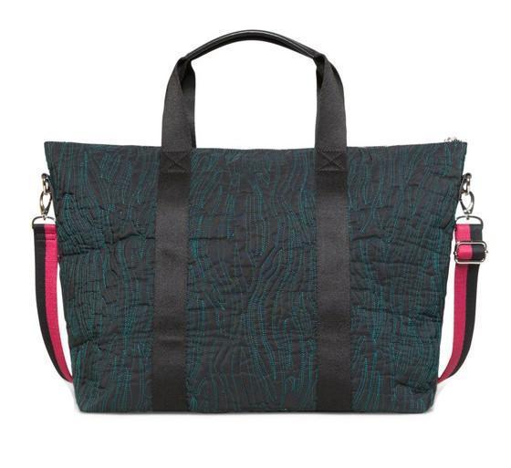 Henkeltasche Desigual Philadelphia Weekender bestickt schwarz