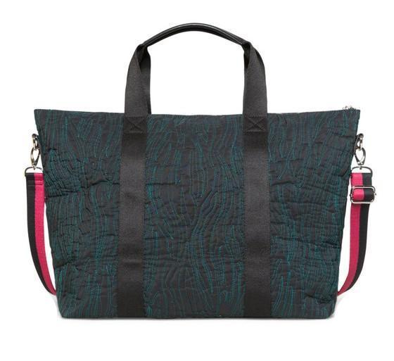 Henkeltasche Desigual Philadelphia Weekender bestickt schwarz