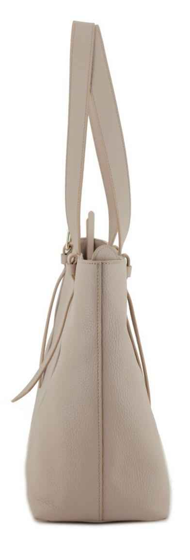 Henkeltasche Echtleder hellbraun Coccinelle Malory Medium Skin