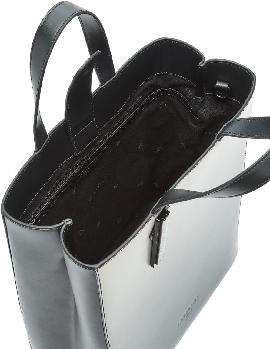 Henkeltasche Farbverlauf grau schwarz Liebeskind Paper Bag Tote M