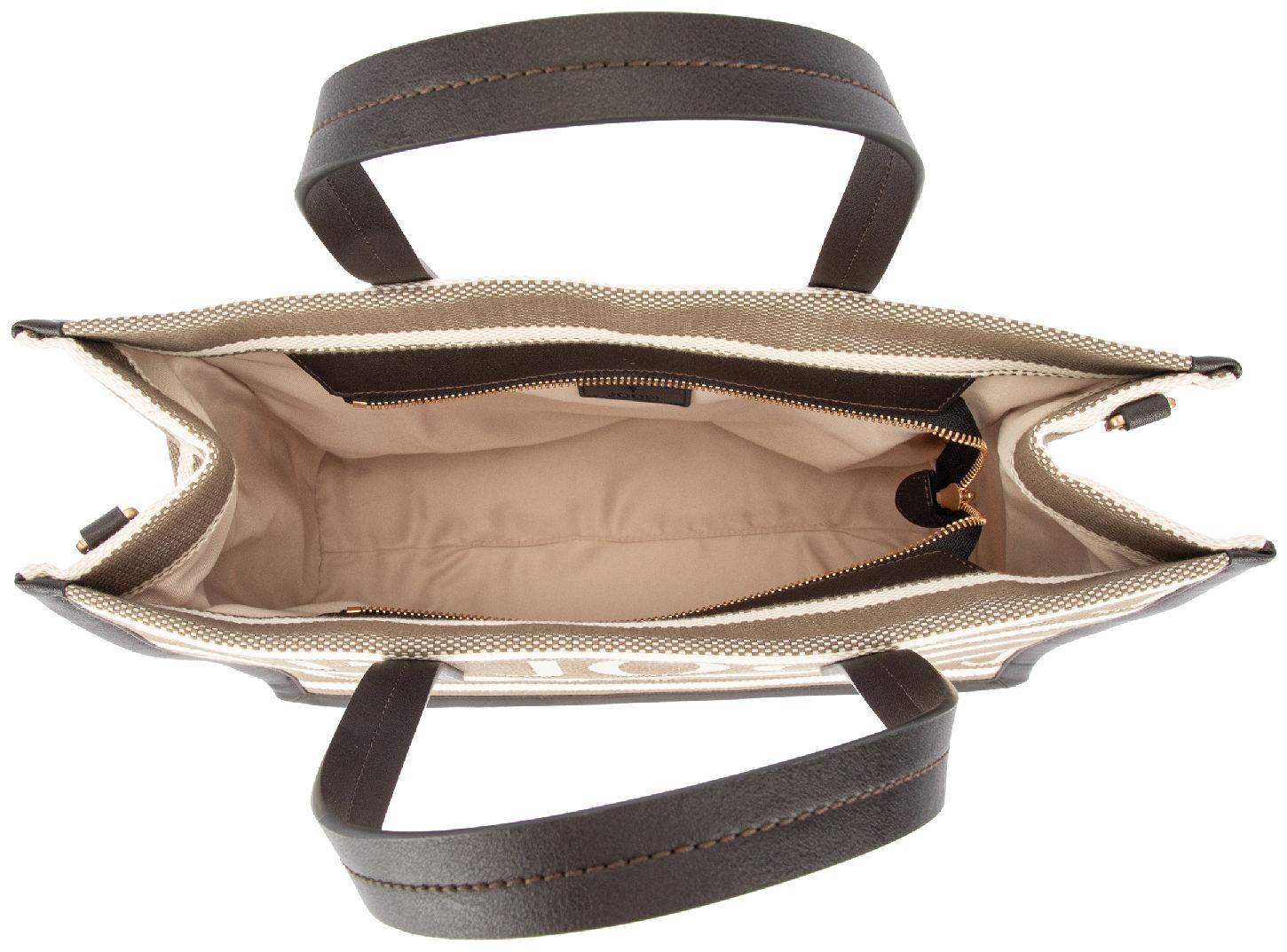 Henkeltasche Joop Aurelia zeitlos Paraffa grün Logo beige Morel