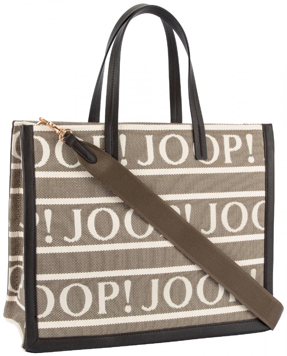Henkeltasche Joop Aurelia zeitlos Paraffa grün Logo beige Morel