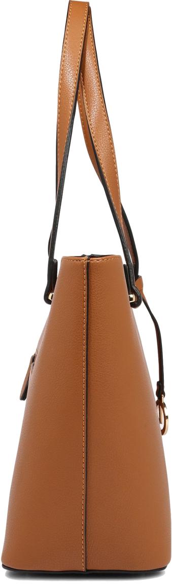 Henkeltasche L.Credi Filippa Cognac Logoanhänger 