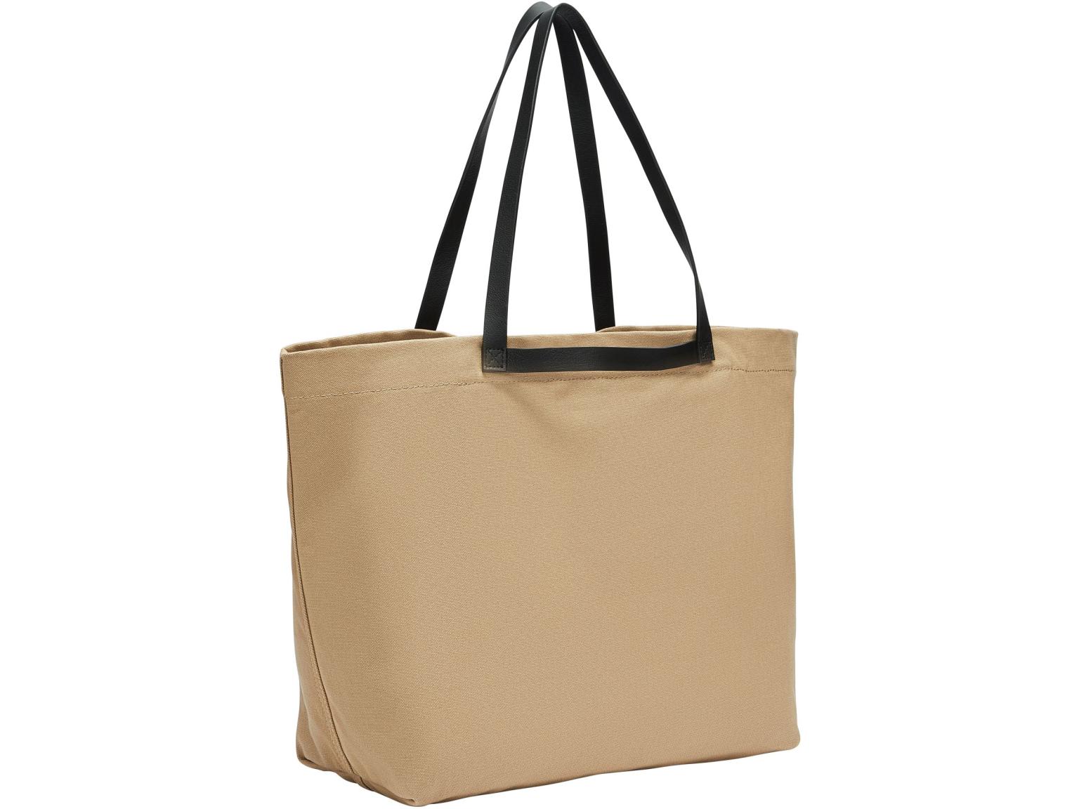 Henkeltasche Liebeskind Berlin Aurora Shopper Large Natural Camelbraun Canvas