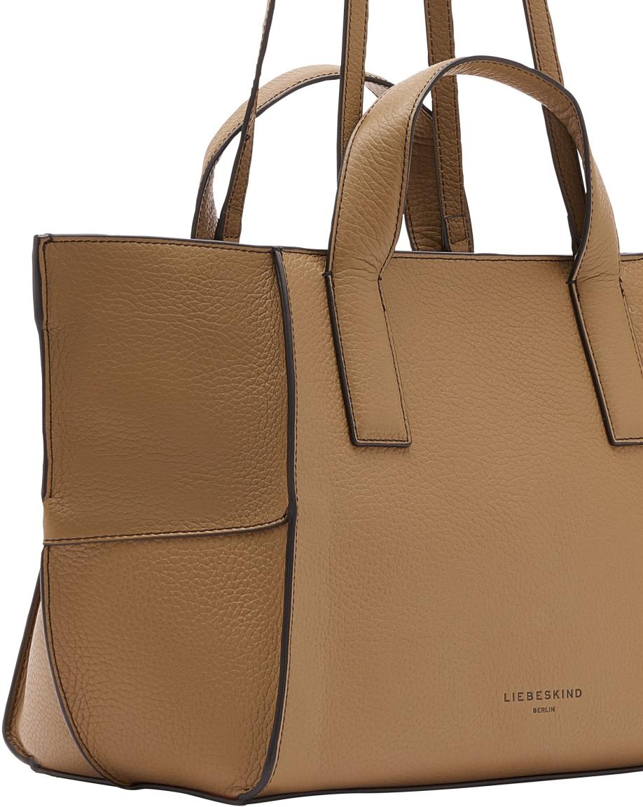 Henkeltasche Liebeskind Mia Satchel L Tiramisu braun Echtleder 