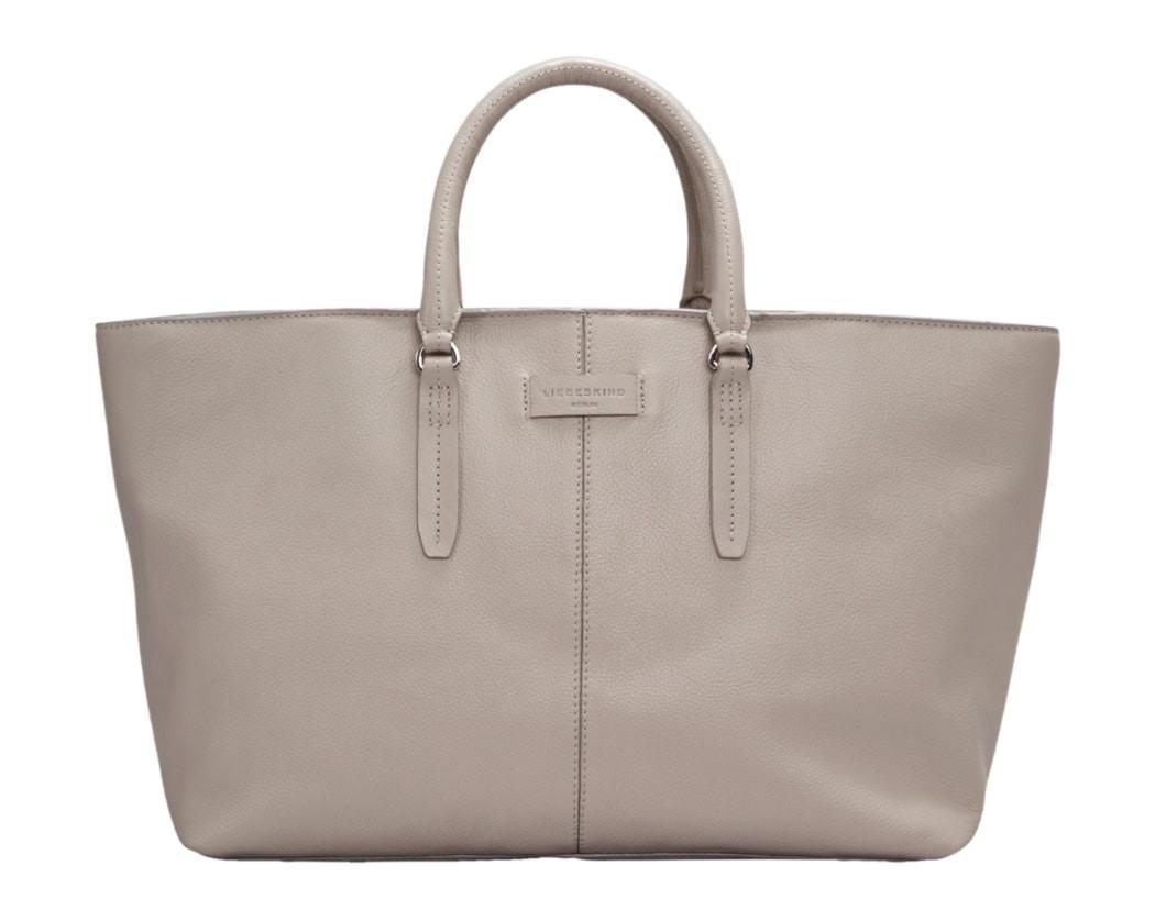 Henkeltasche Liebeskind SatchelLE9 grau Softleder String grey