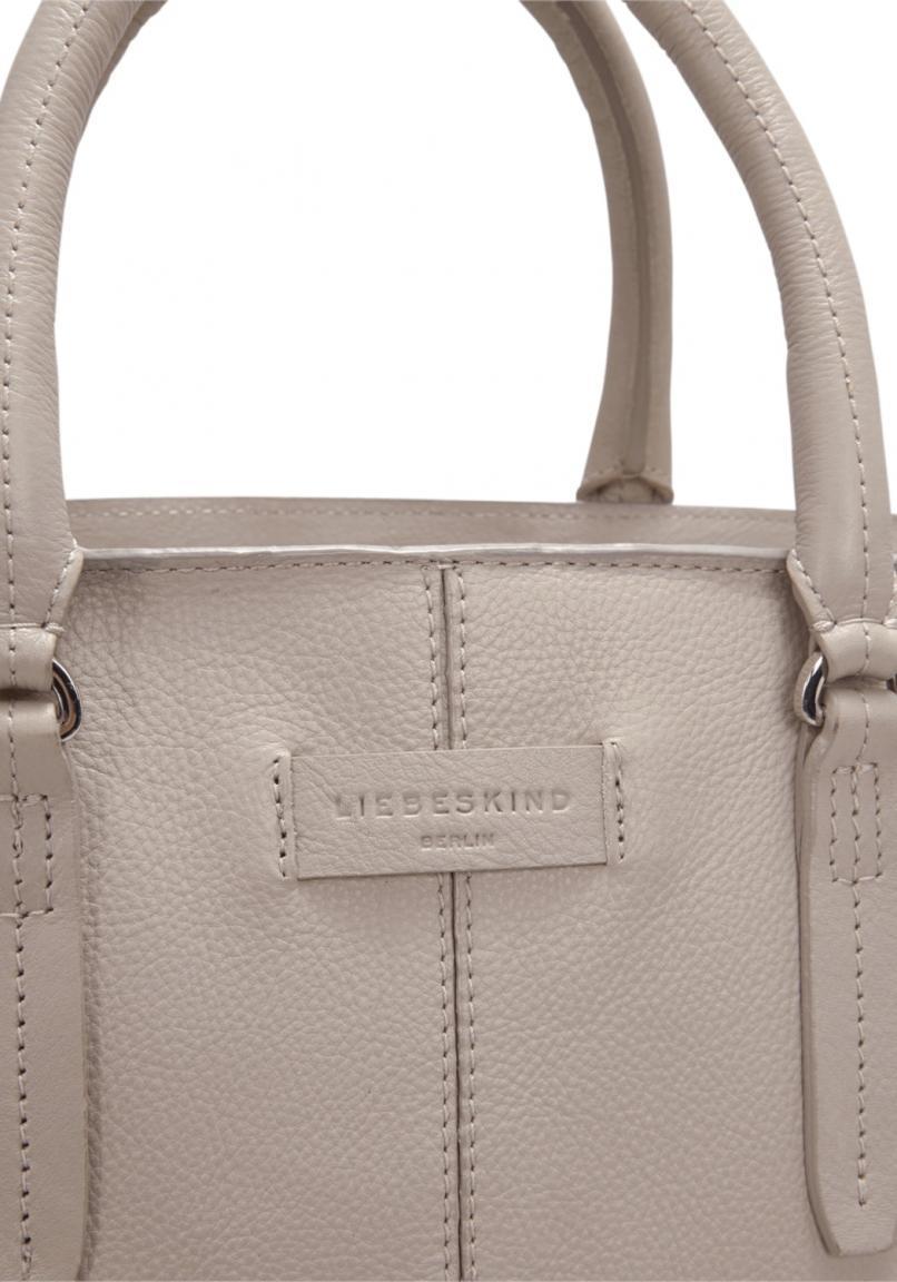 Henkeltasche Liebeskind SatchelLE9 grau Softleder String grey