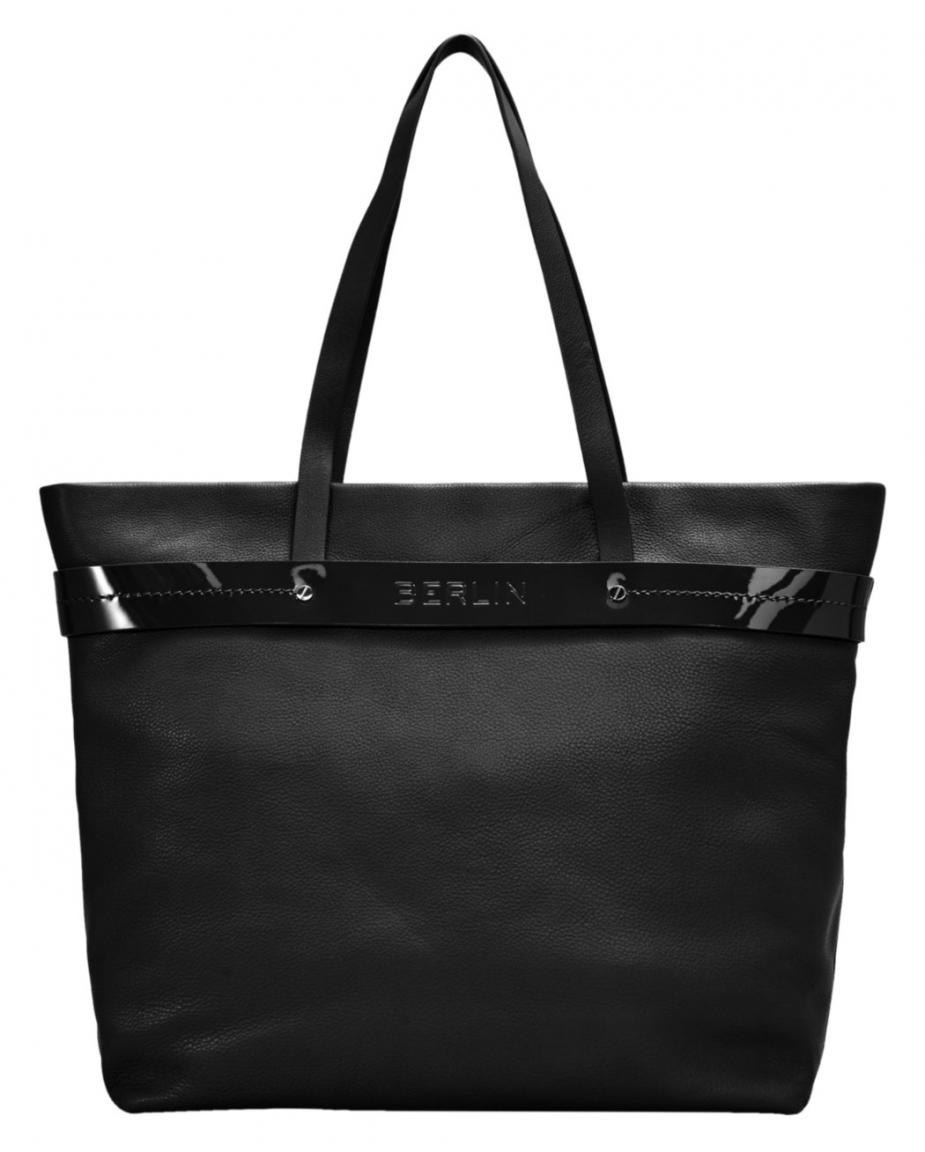 Henkeltasche Liebeskind Soshopper Vintage schwarz Patent