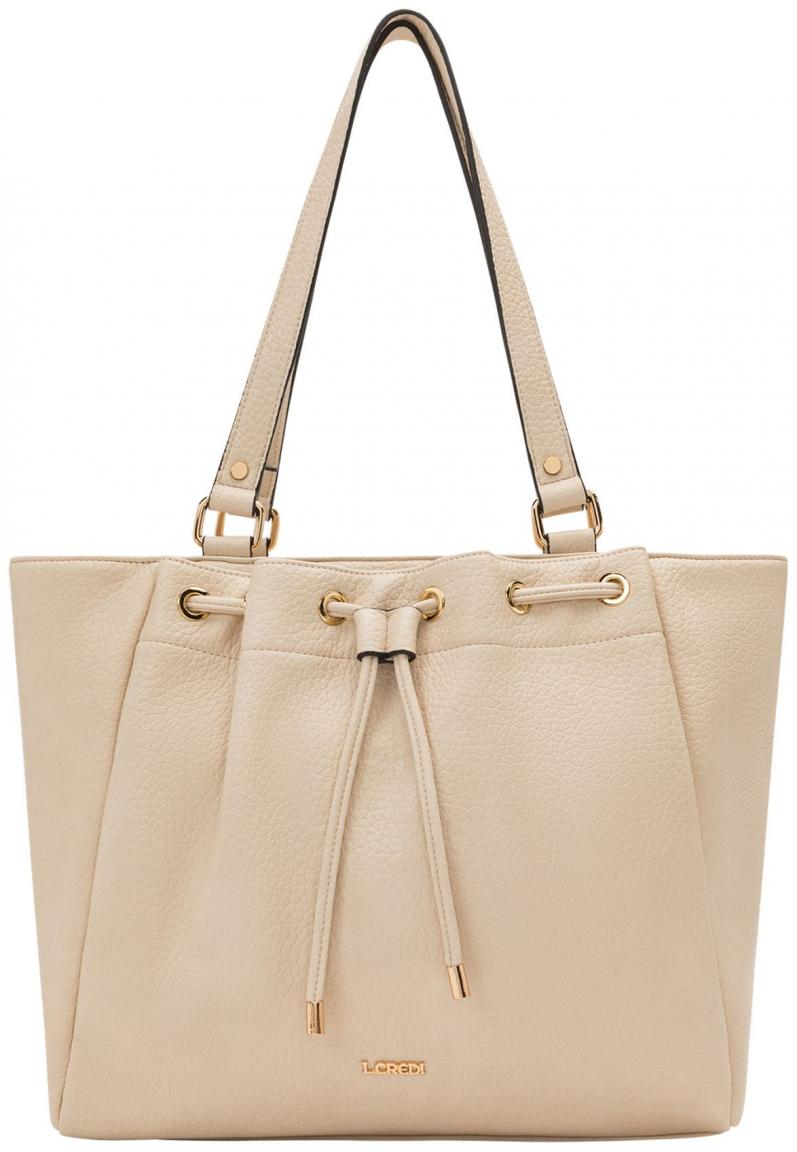 Henkeltasche Oralie Large L.CREDI Creme nachhaltig
