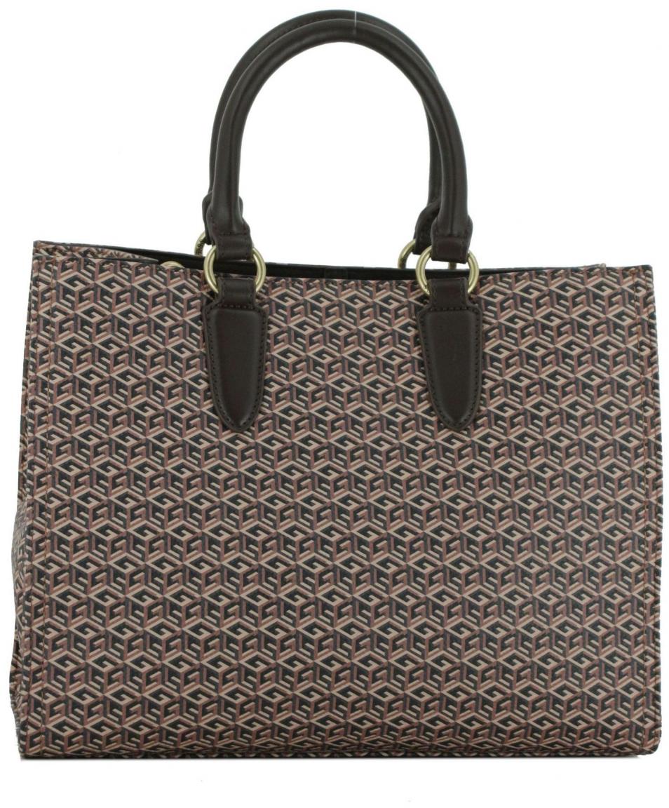 Henkeltasche Rainee Small Tote Guess Brauntöne Logoprint