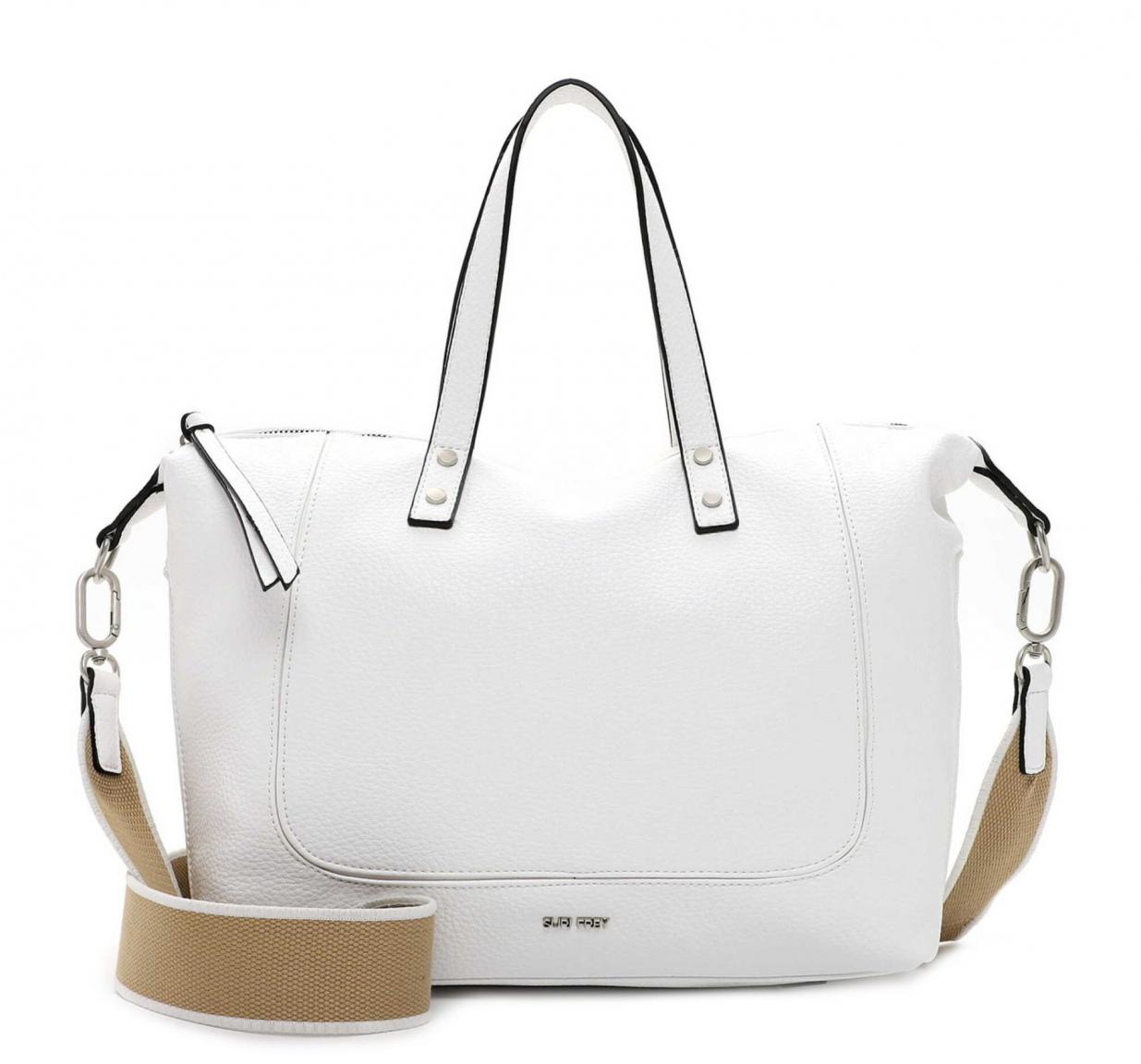 Henkeltasche SFY Kimberly Suri Frey White Bowlingbag