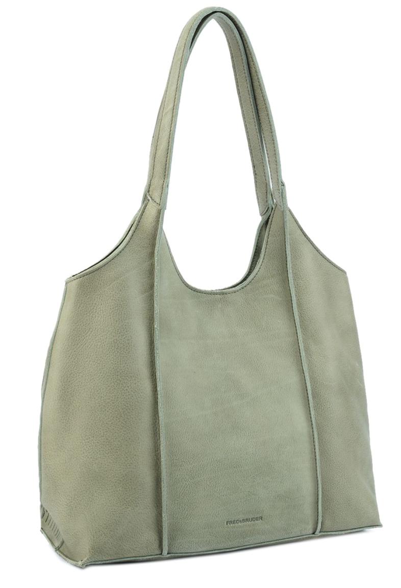 Henkeltasche Soft Cut FredsBruder Leaf Hellgrünes Leder