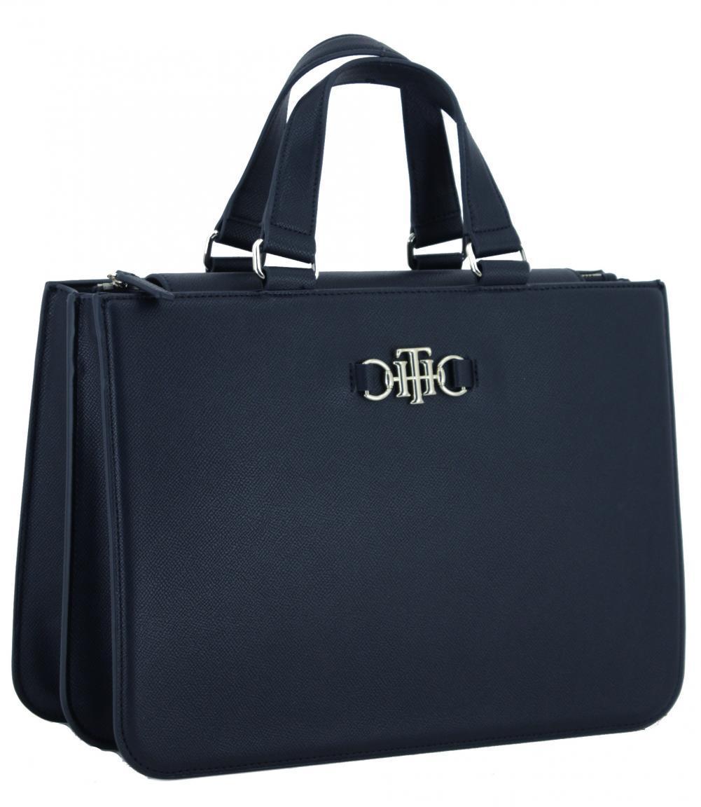 Henkeltasche TH Club Tote Tommy Hilfiger Desert Sky dunkelblau