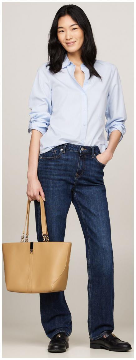 Henkeltasche Tommy Hilfiger Latte Heritage Tote