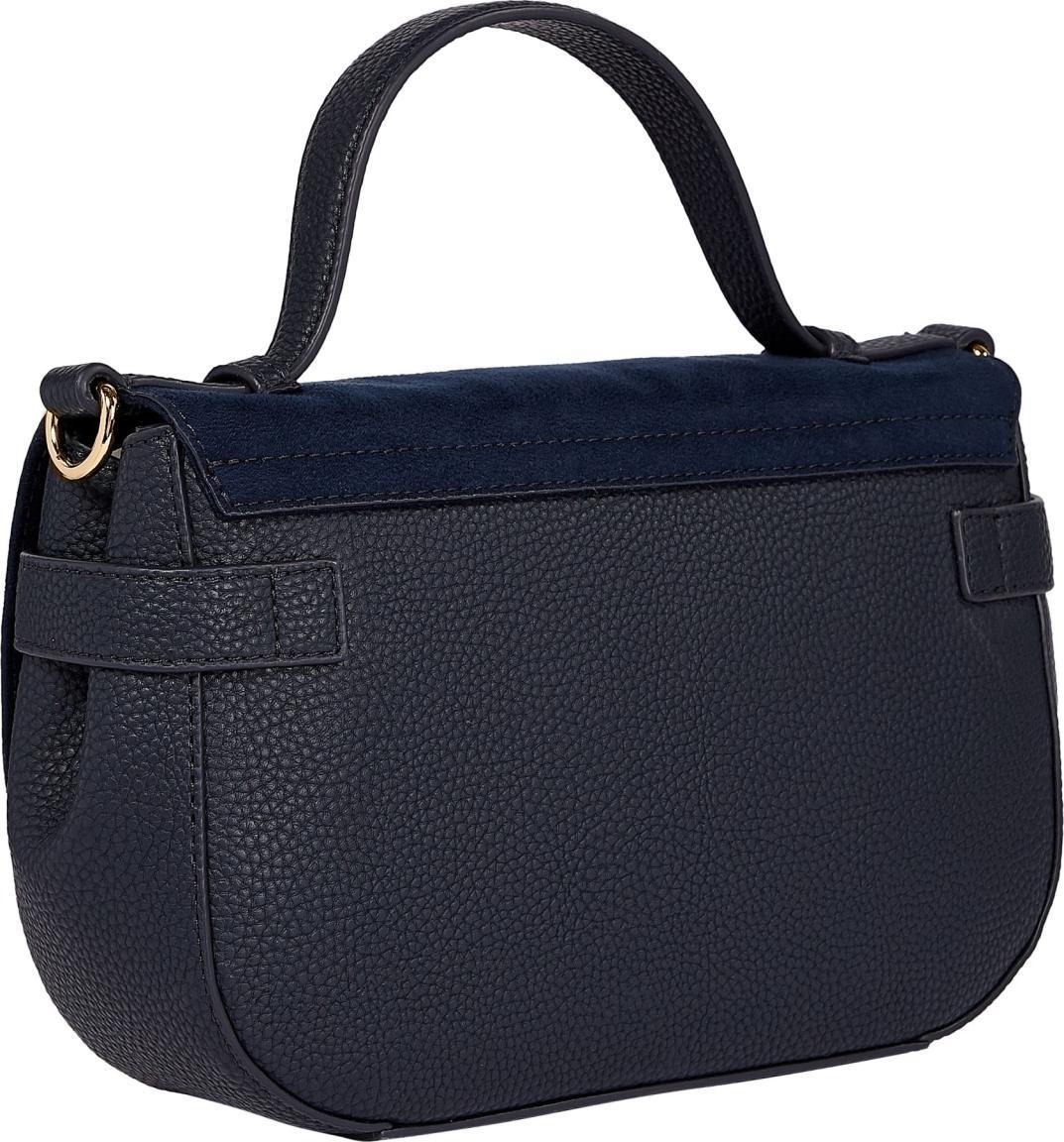 Henkeltasche Tommy Hilfiger TH Joy Crossover Velour Mix Desert Sky Blau