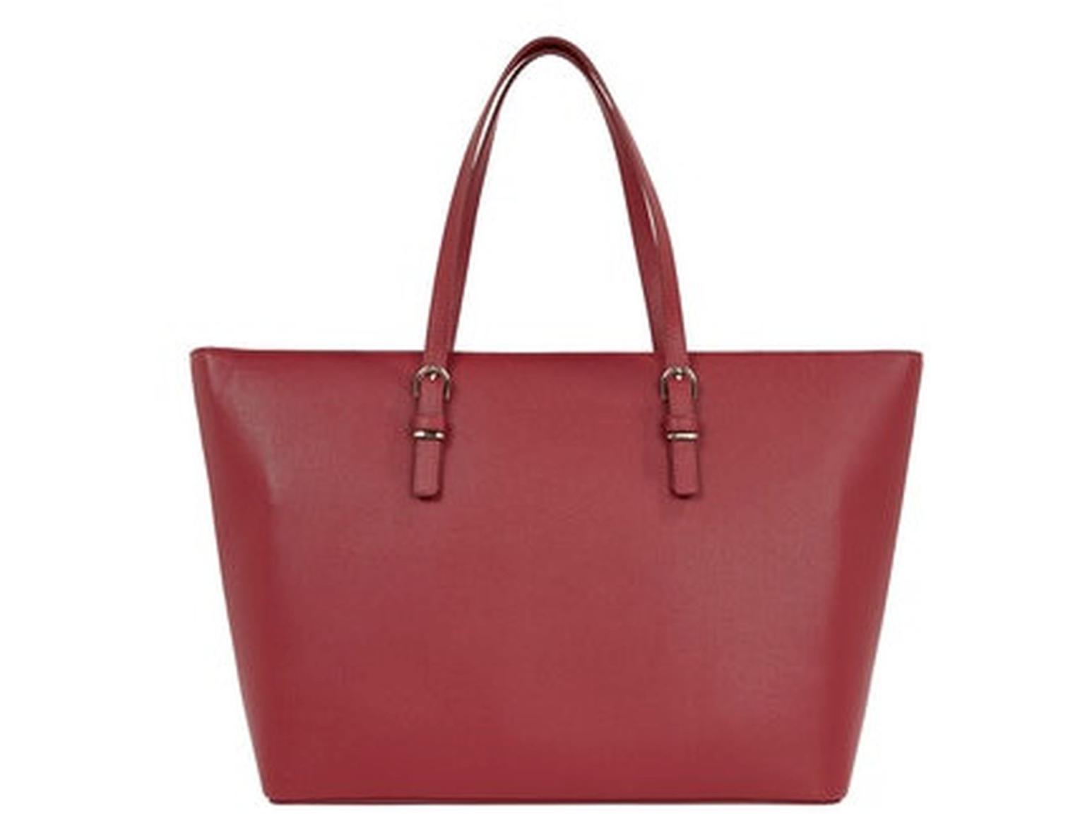 Henkeltasche Tommy Hilfiger Timeless Med Tote Damen Rouge Rot