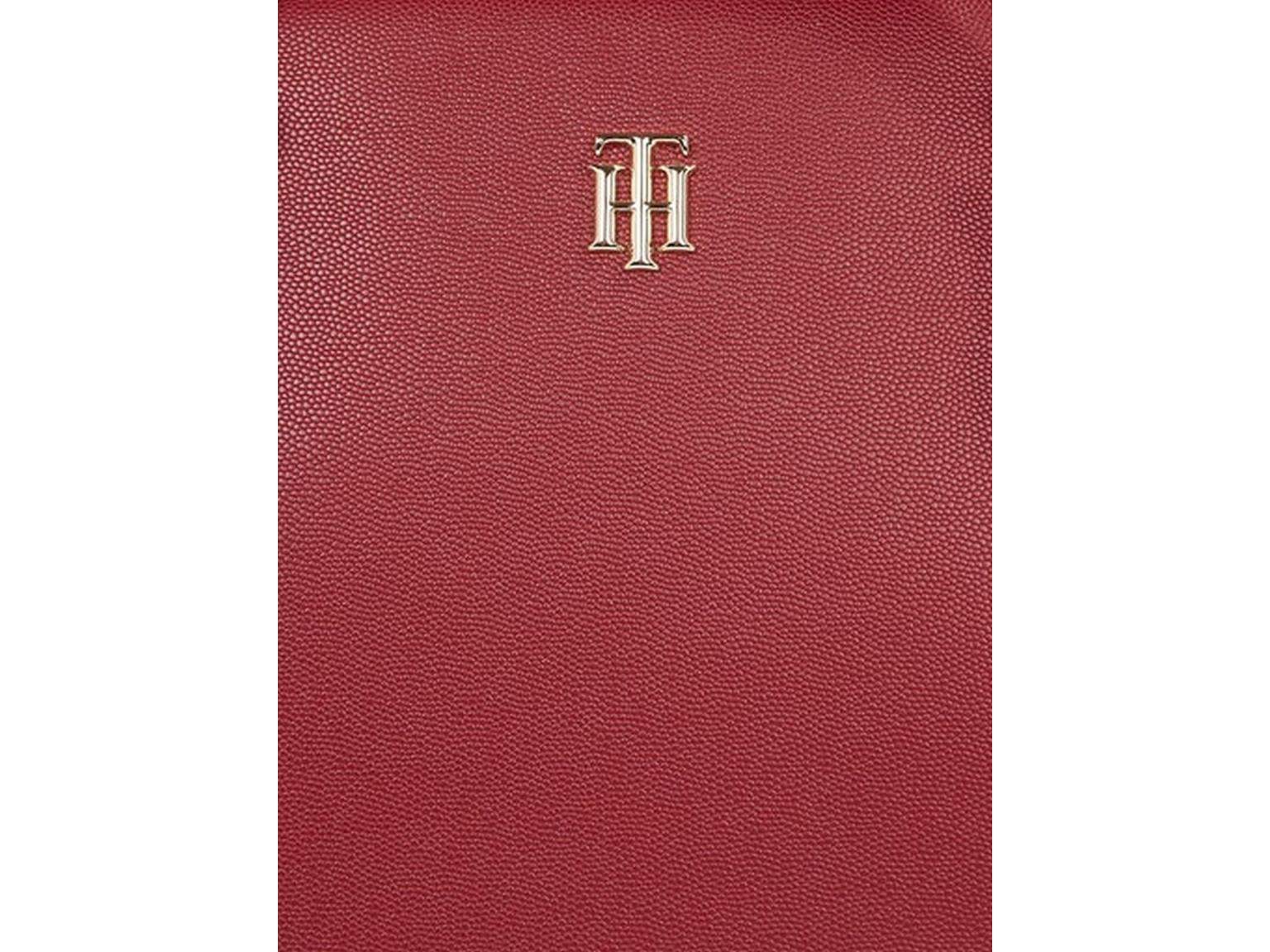 Henkeltasche Tommy Hilfiger Timeless Med Tote Damen Rouge Rot