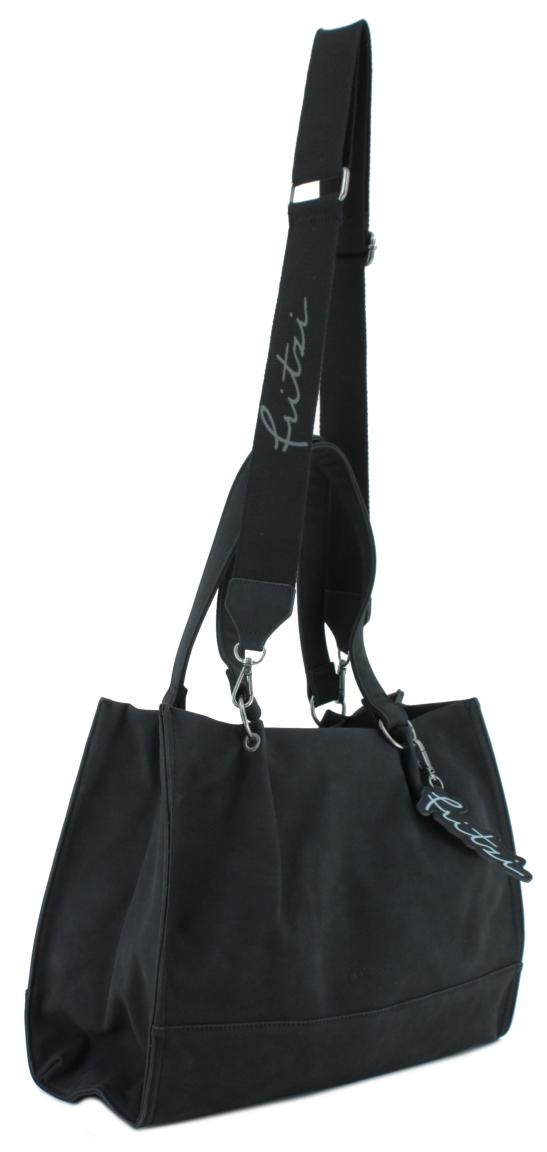 Henkeltasche Toty01 Fritzi aus Preußen Black nachhaltig