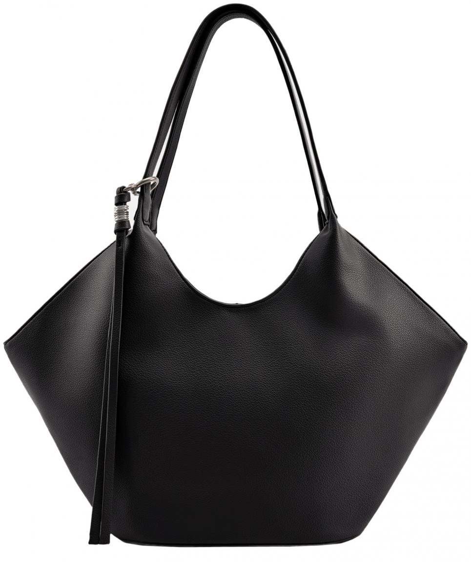 Henkeltasche Tulip Shopper FREDsBRUDER My Bestie schwarz