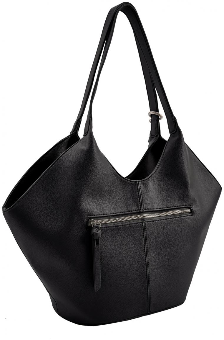Henkeltasche Tulip Shopper FREDsBRUDER My Bestie schwarz