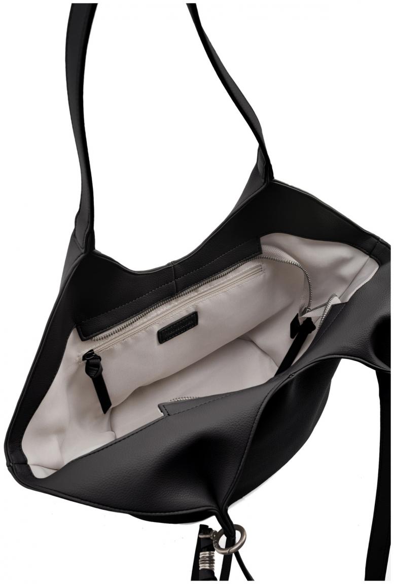 Henkeltasche Tulip Shopper FREDsBRUDER My Bestie schwarz