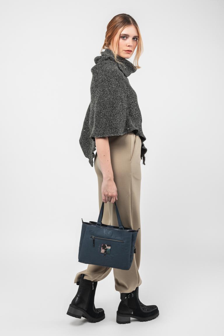 Henkeltasche dunkelblau Real Evolution Anekke