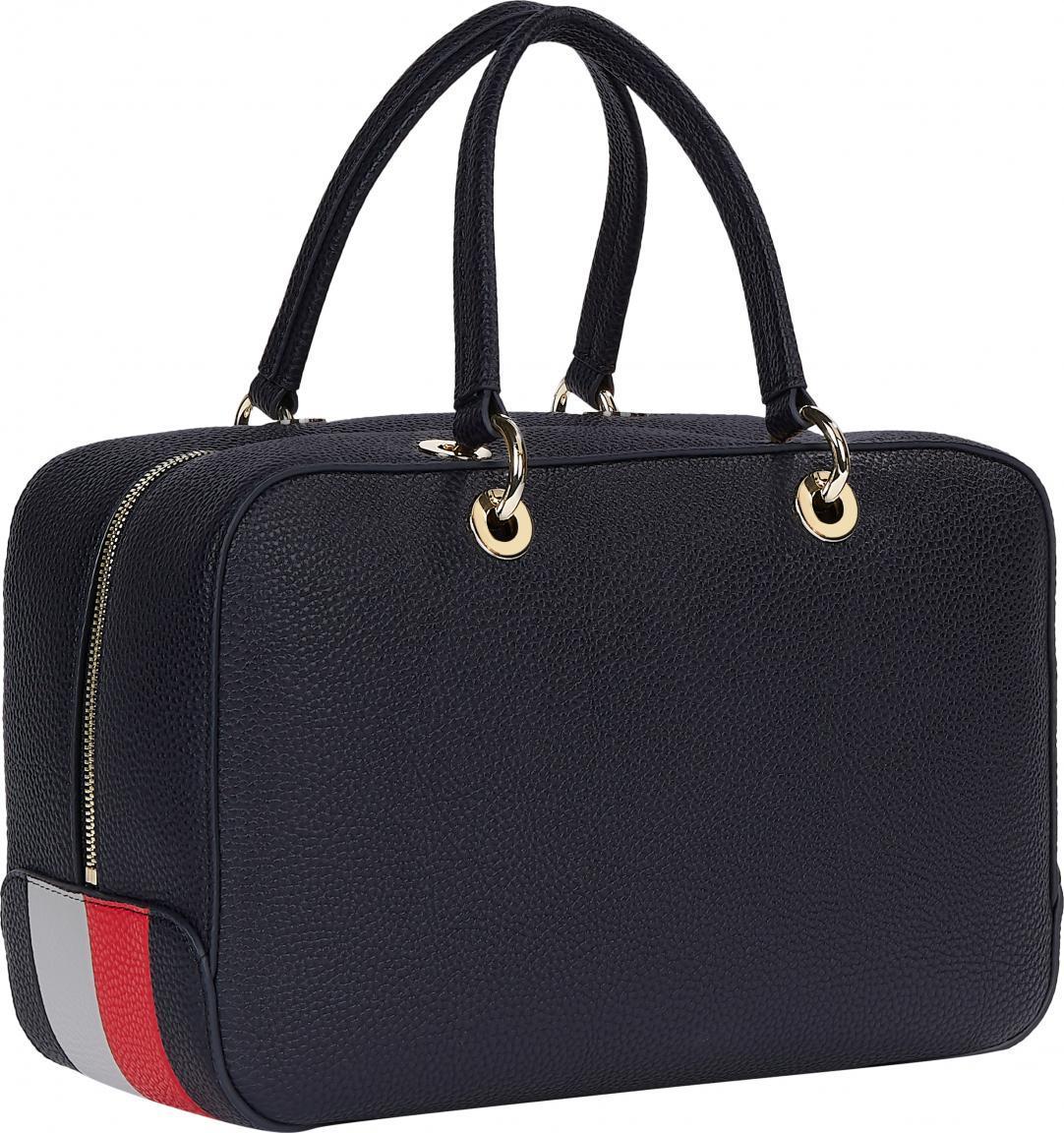 Henkeltasche dunkelblau Streifen Essence Duffle Corp Tommy Hilfiger