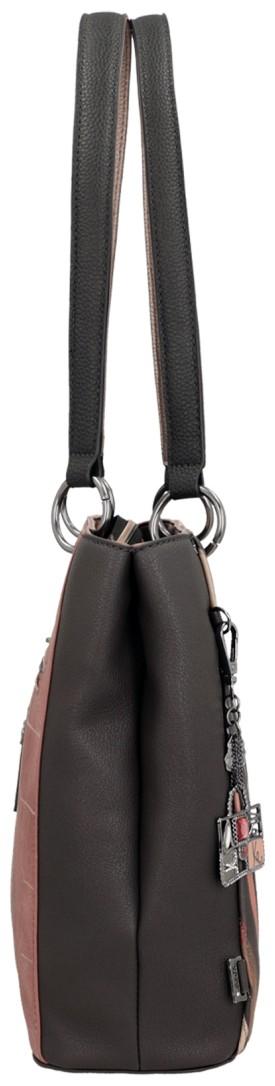 Henkeltasche dunkelbunt bestickt Glitzer Anekke Mademoiselle Parisian
