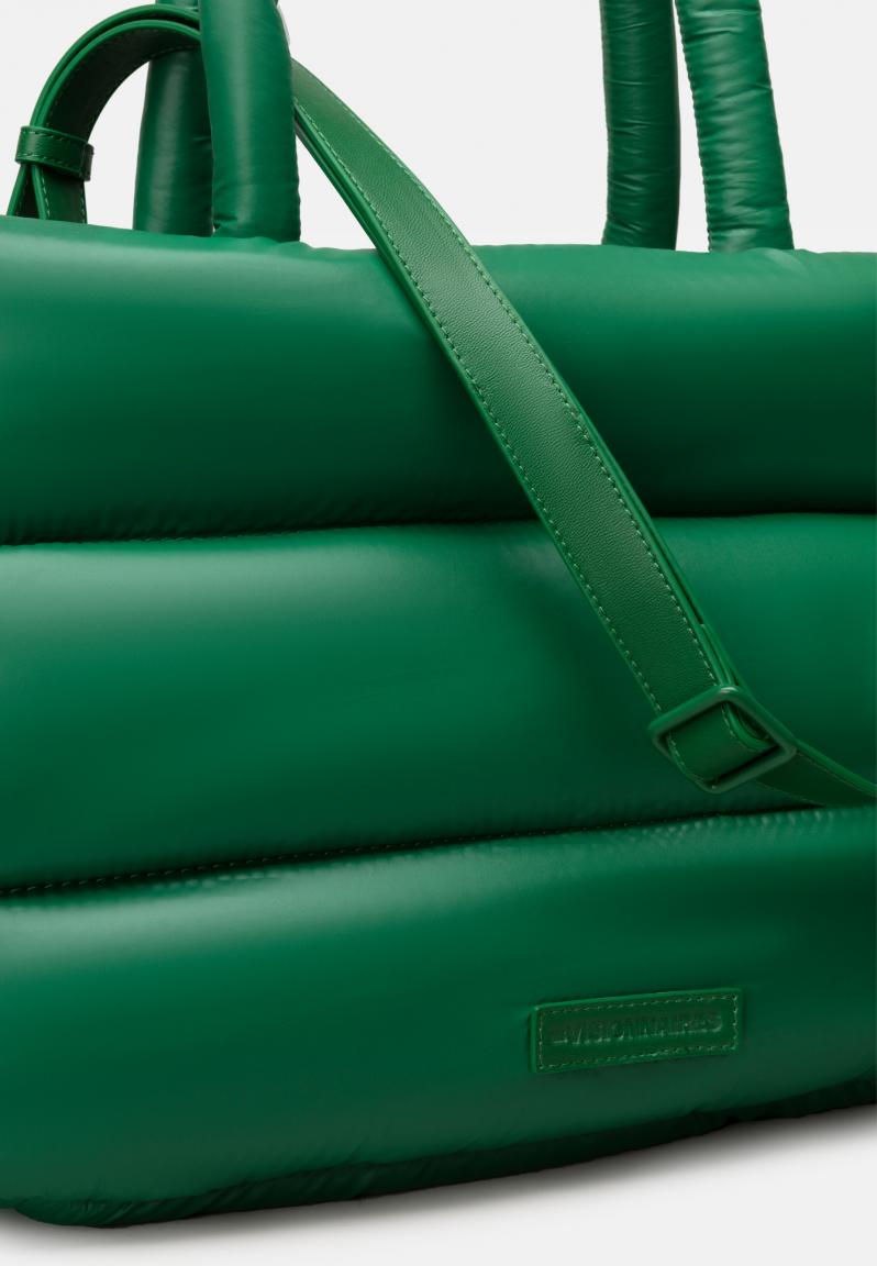 Henkeltasche gesteppt grün Les Visionnaires Nola Puffy Pine Green