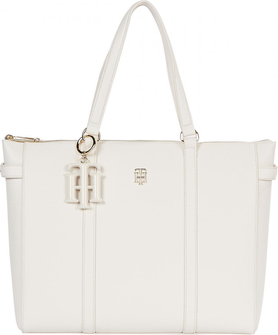 Henkeltasche hellbeige Tommy Hilfiger Soft Tote White Dove