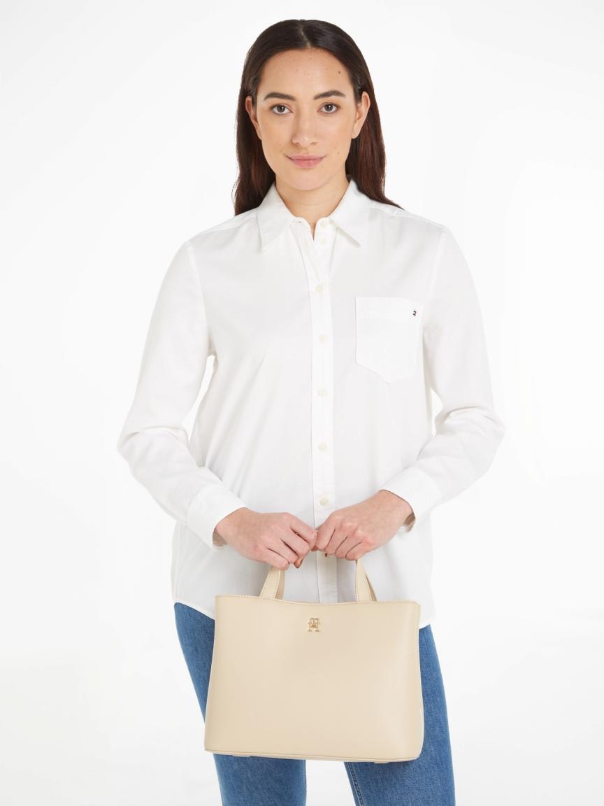 Henkeltasche klein Tommy Hilfiger TH Essential SC Satchel Webband