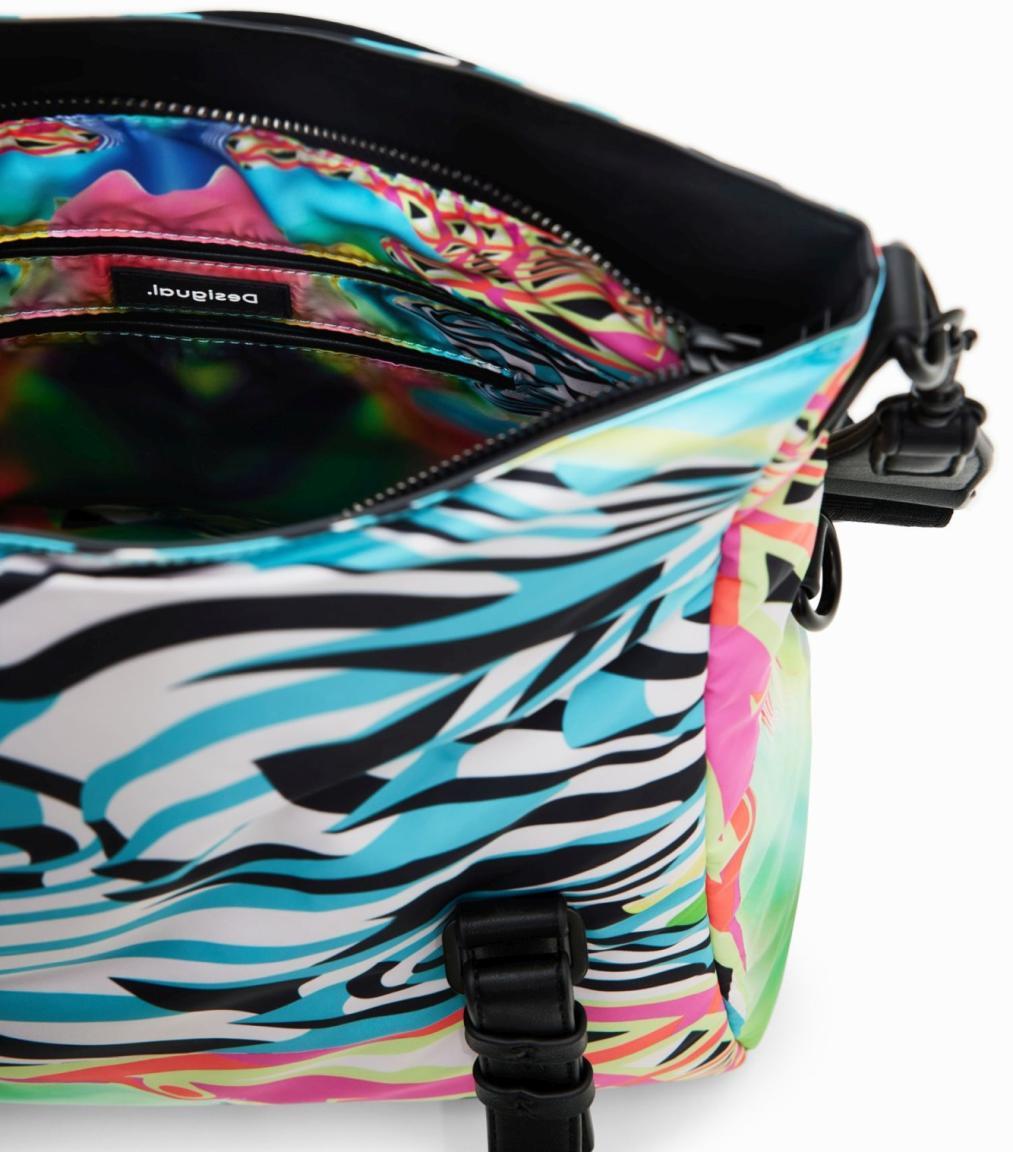 Henkeltasche knallbunt Desigual Loverty recycled Hawaiian Geosurf