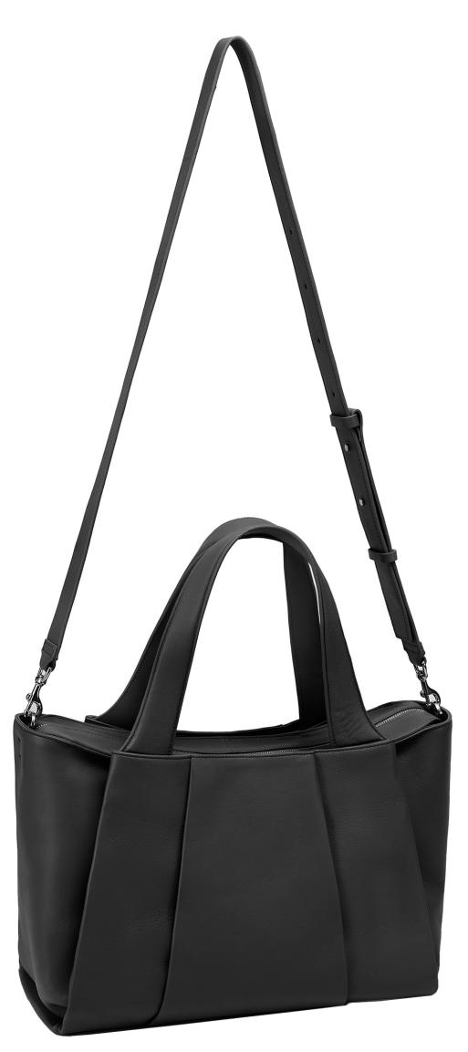 Henkeltasche schwarz Chenelle Silky Lammleder Les Visionnaires