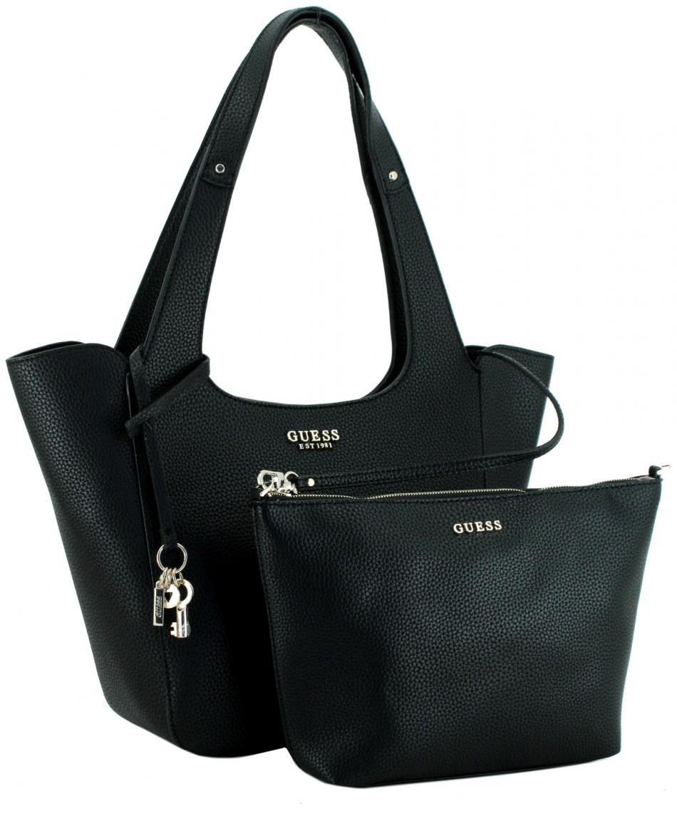 Henkeltasche schwarz Innentasche Guess Helina