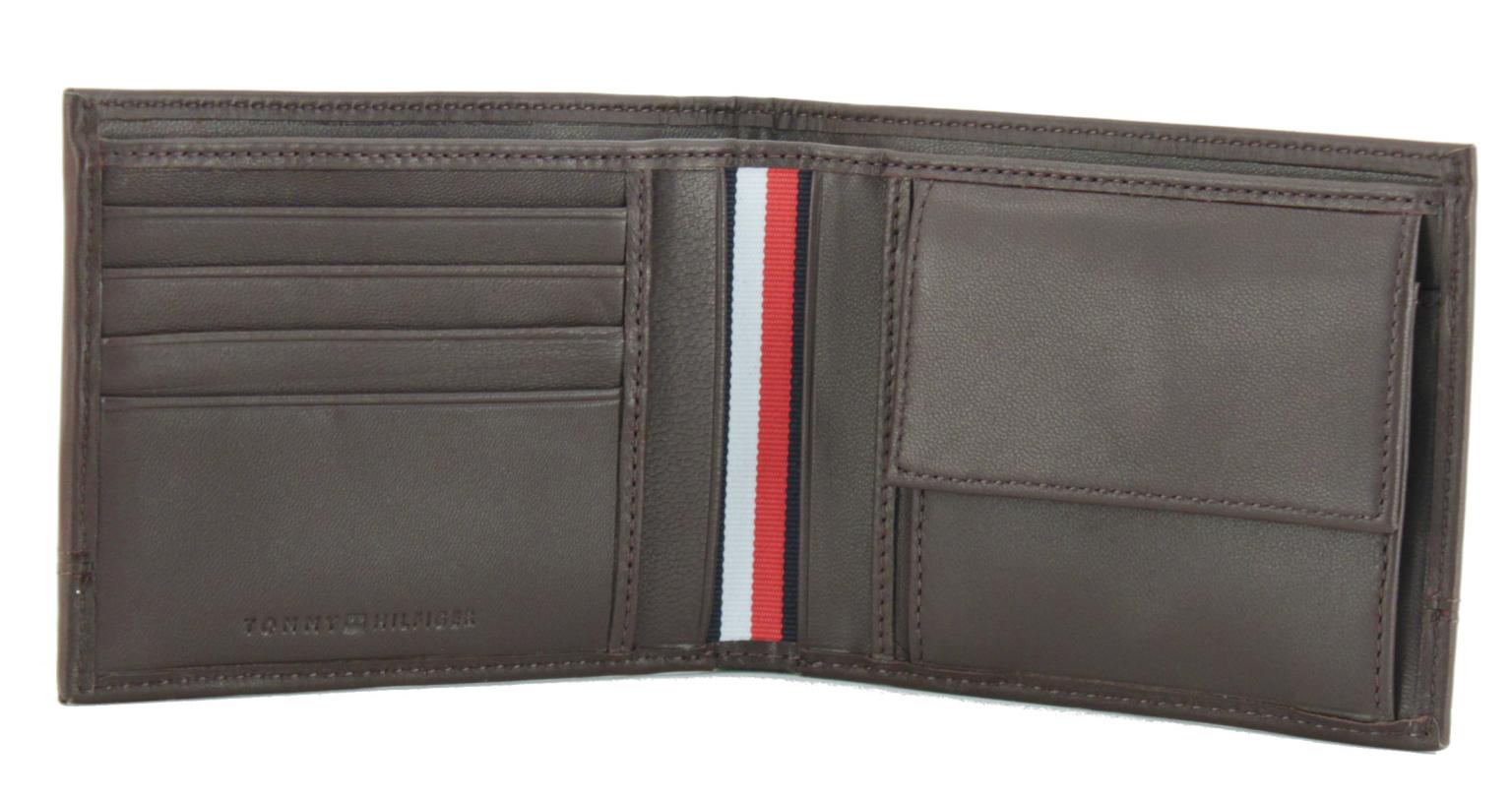 Herren Portemonnaie Essential Extra Braun Tommy Hilfiger