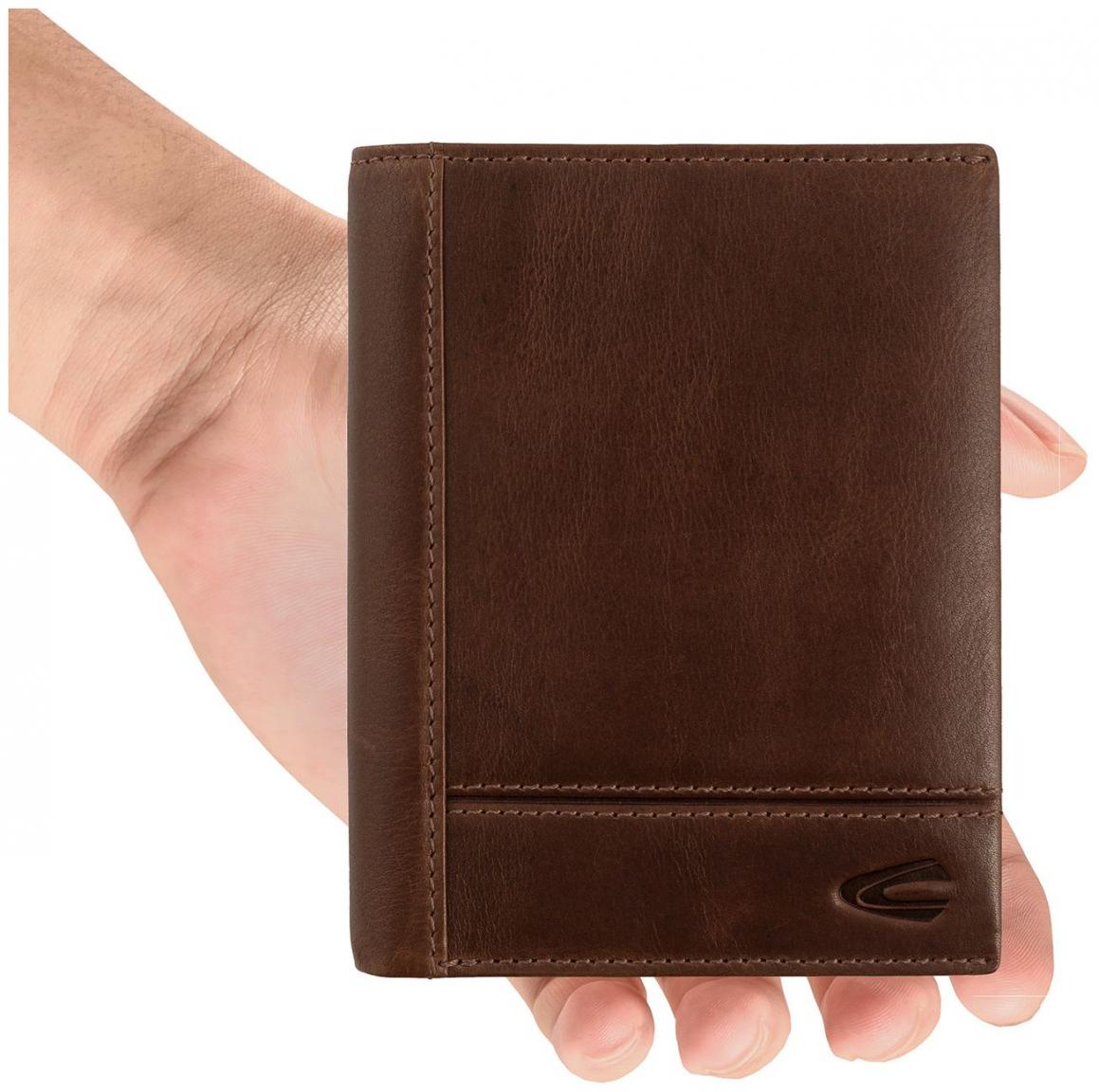 Herrenbörse Hochformat Tokyo Camel Activ Cognacbraun Handgemacht