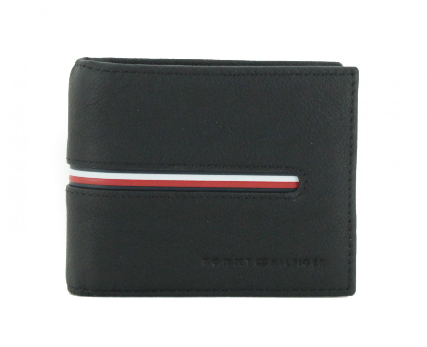 Herrenbörse Mini Tommy Hilfiger Downtown Mini CC Geldscheinklammer schwarz RFID